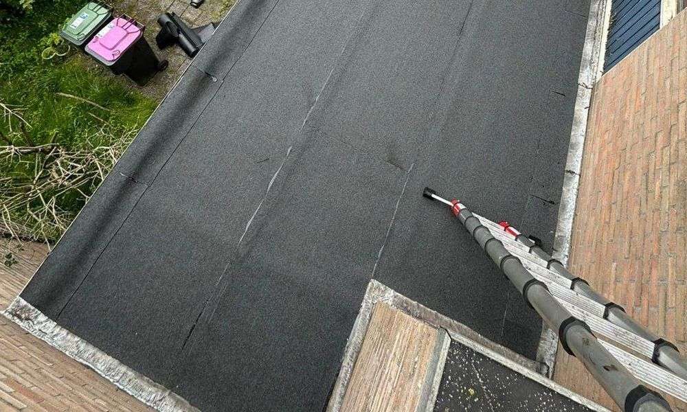 Plat dak geplaatst door dakdekker in Vlissingen