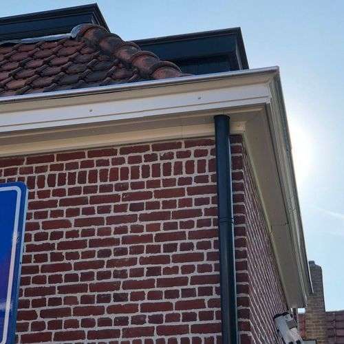 Foto van dakgoot in Vlissingen